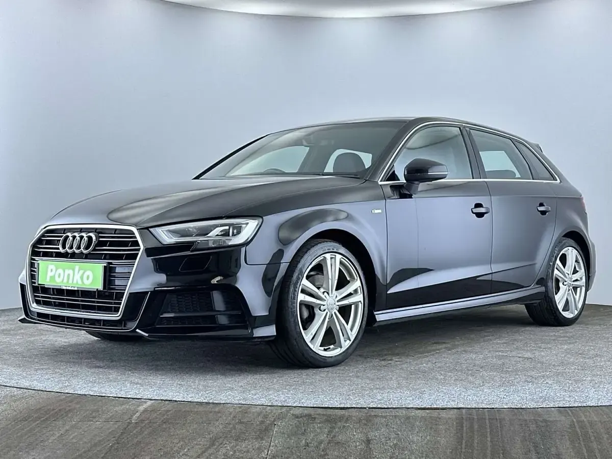 Used Audi A3 Sportback S-Line 150 HP (110 kW) 2016 Black Hatchback