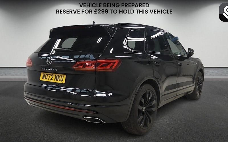 Used VW Touareg Black Edition 286 HP (210 kW) 2022 Grenadilla black metallic/grenadilla black metalli SUV