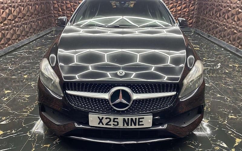 Używany Mercedes A200 AMG line 136 KM (100 kW) 2017 Czarny Hatchback
