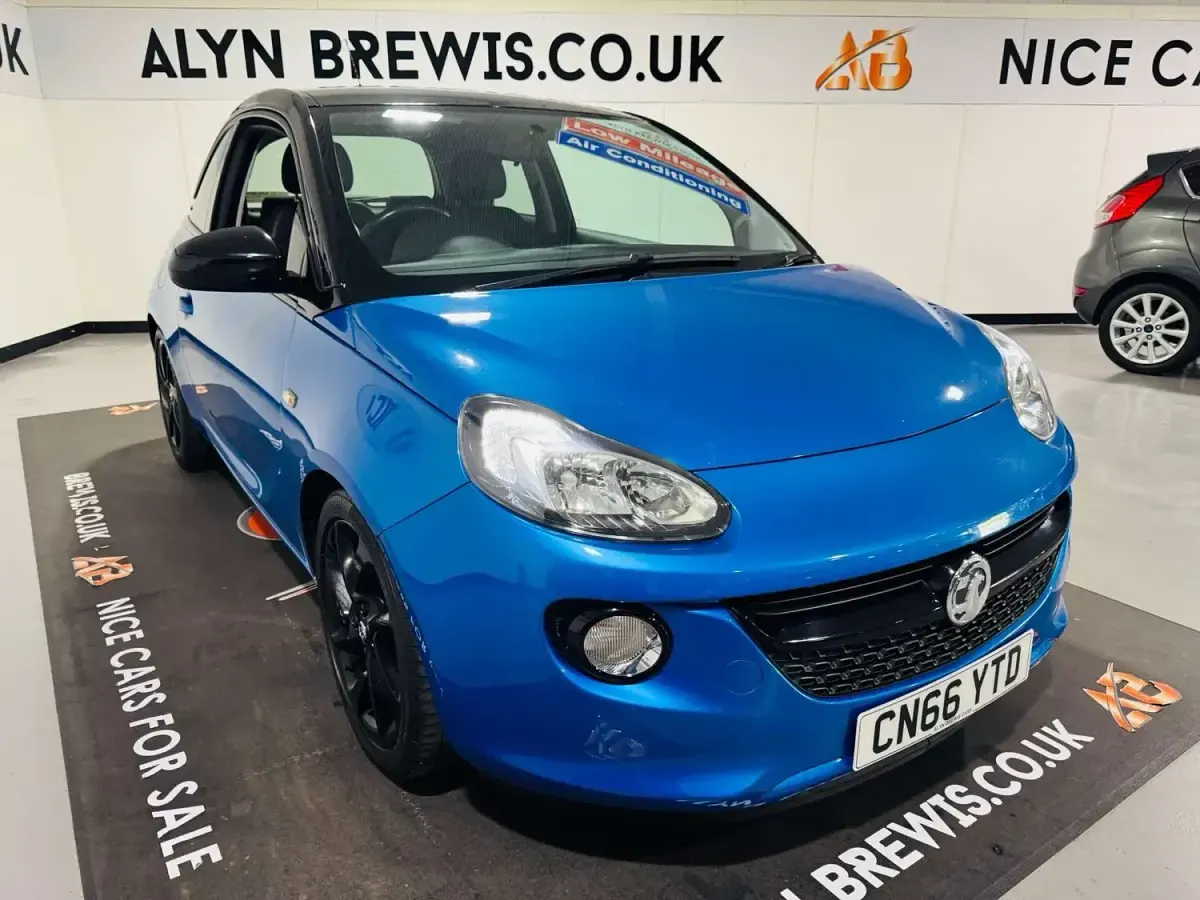 Used Vauxhall Adam 70 HP (51 kW) 2016 Blue Hatchback