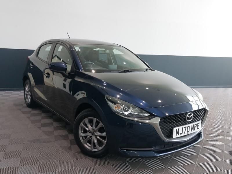 Used Mazda 2 75 HP (55 kW) 2021 Blue Hatchback