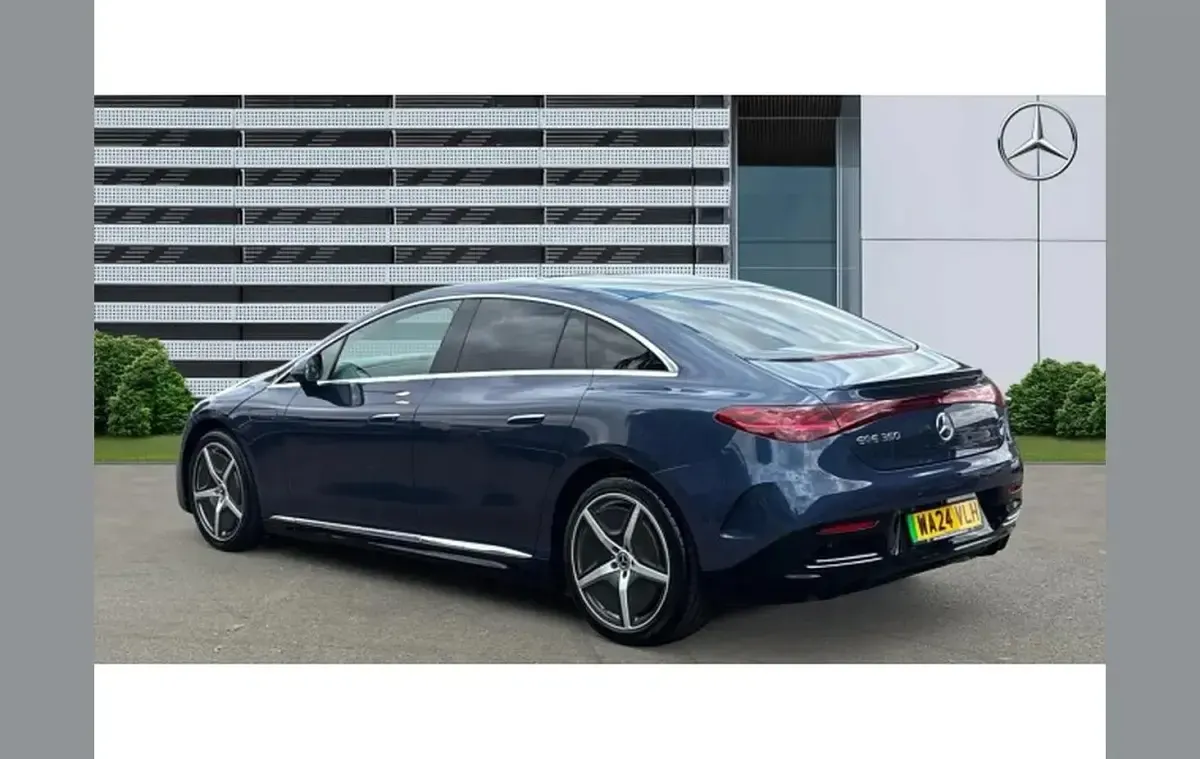 Used Mercedes EQE350 AMG Line Premium 214 kW (292 HP) 2024 Blue Sedan