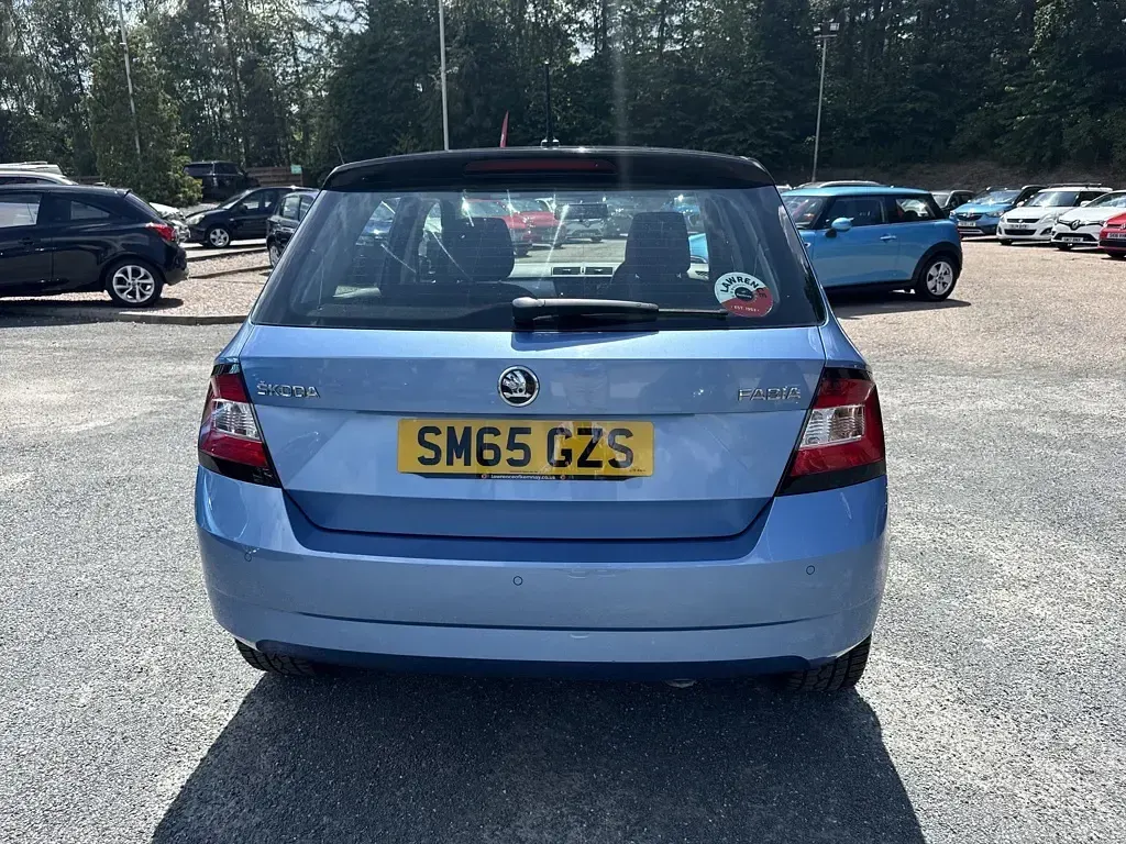 Used Skoda Fabia SE 2015 Blue Hatchback