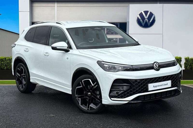White Used 2024 VW Tiguan R-line SUV | £32,790 - Image 1/4