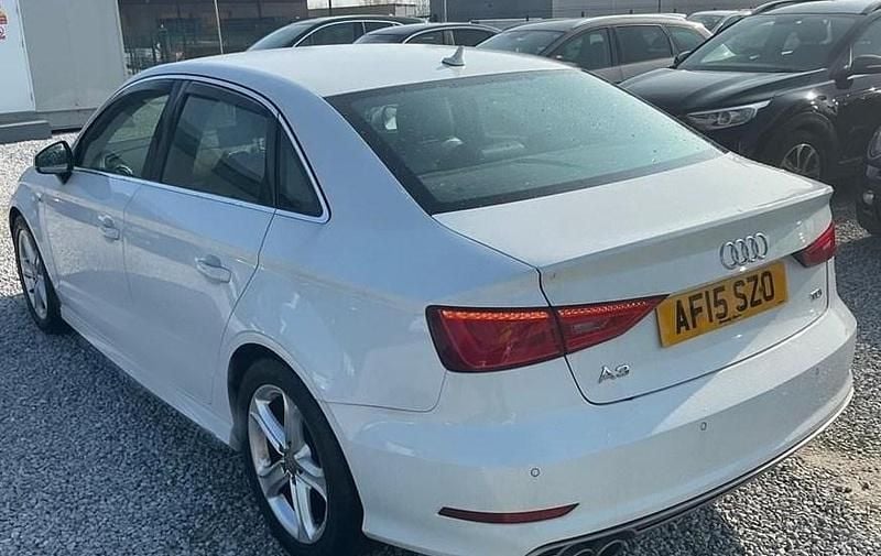Used Audi A3 S-Line 150 HP (110 kW) 2015 Ibis white Sedan