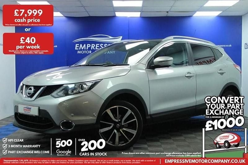 Used Nissan Qashqai Tekna 110 HP (80 kW) 2017 Silver SUV