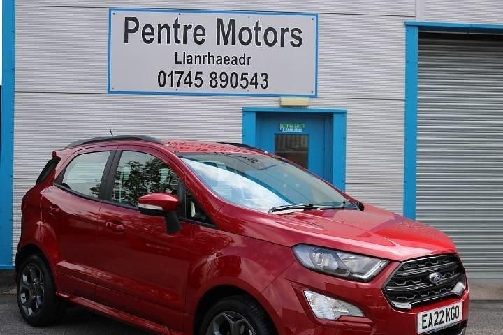Used Ford Ecosport ST-Line 125 HP (91 kW) 2022 Red SUV
