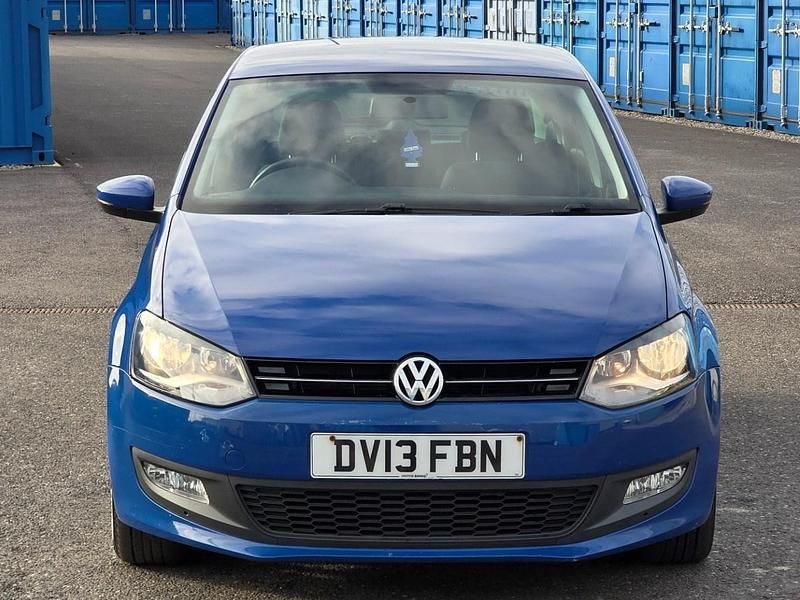 Used VW Polo Match 75 HP (55 kW) 2013 Blue Hatchback