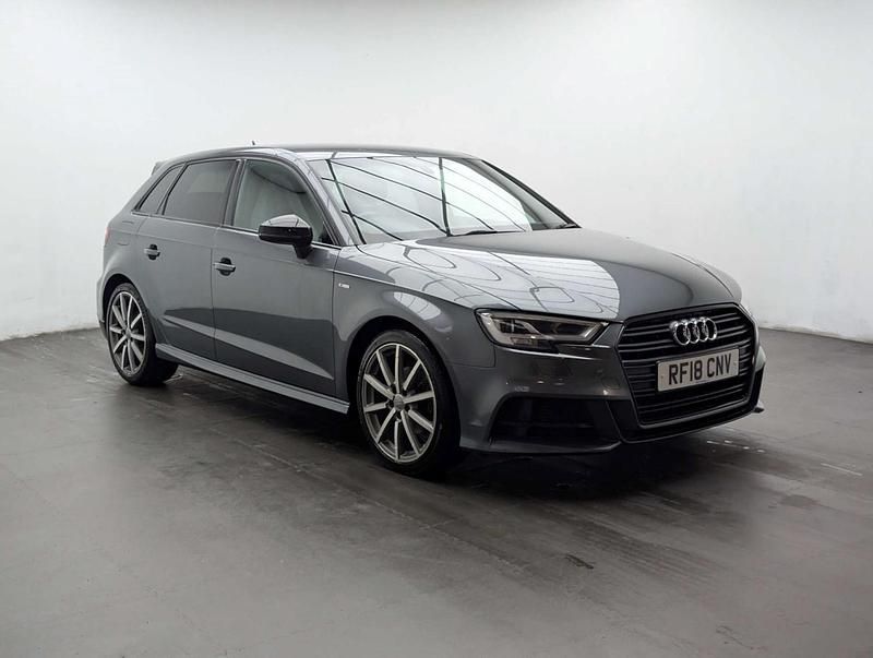 Used Audi A3 Sportback Black Edition 150 HP (110 kW) 2018 Grey Hatchback