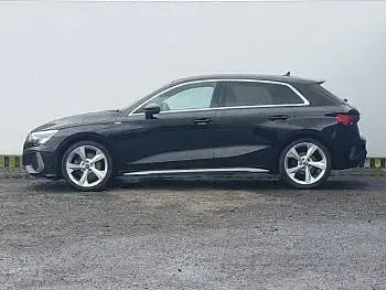 Used Audi A3 S-Line 150 HP (110 kW) 2021 Black Sedan