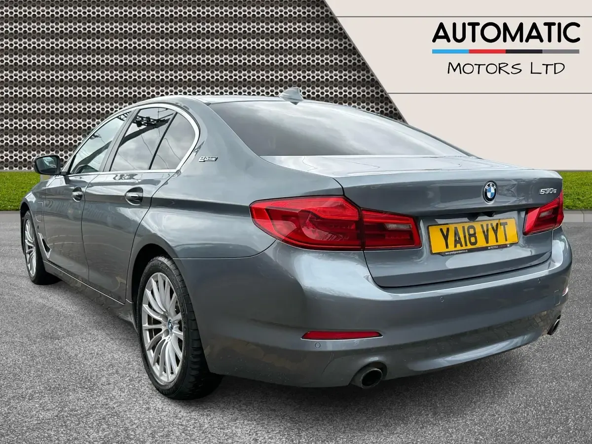 Used BMW 530e Comfort Edition 2018 Blue Sedan