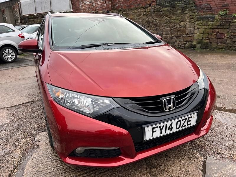 Begagnad Honda Civic SR 2014 Röd Kombi