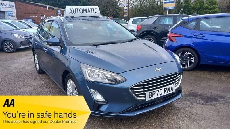 Used Ford Focus Titanium 120 HP (88 kW) 2021 Blue Estate