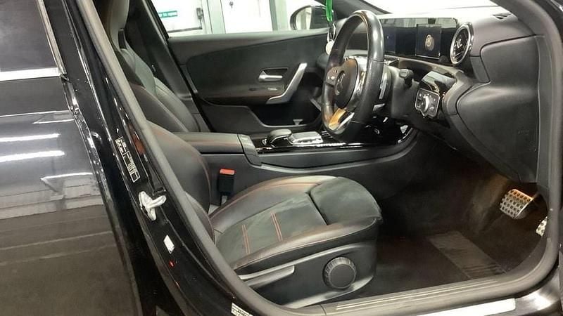 Used Mercedes A180 AMG line 116 HP (85 kW) 2019 Black Hatchback