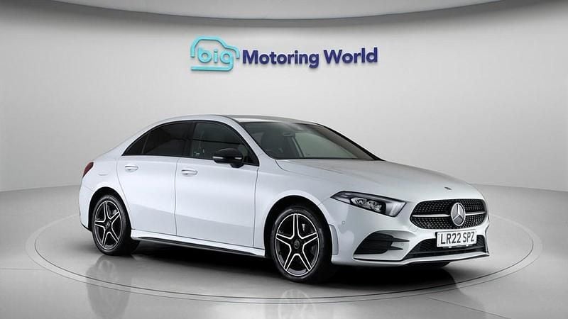 Used Mercedes A250 AMG line 2022 White Sedan