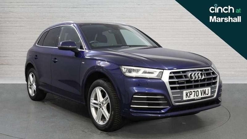 Blue Used 2020 Audi Q5 S-Line SUV | £22,992 (Good price) - Image 1/4
