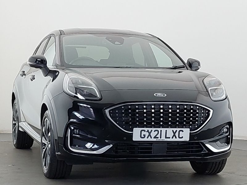 Black Used 2021 Ford Puma ST-Line SUV | £19,298 (Fair price) - Image 1/4
