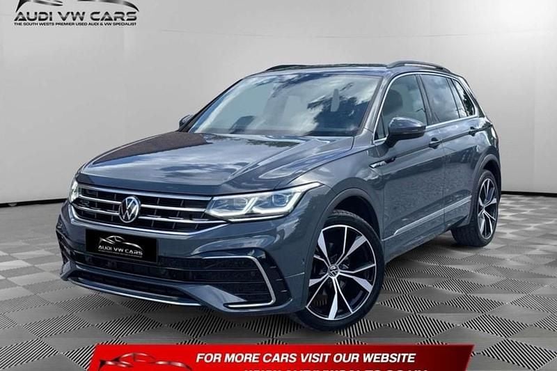 Grey Used 2021 VW Tiguan R-line SUV | £20,250 (Fair price) - Image 1/1
