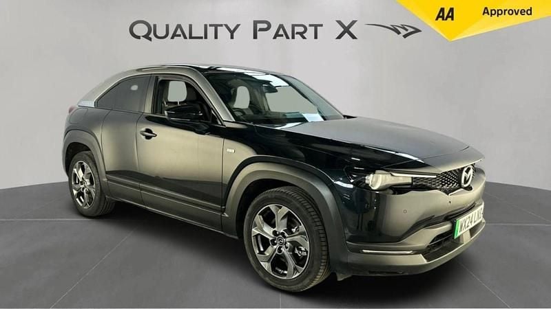 Black Used 2024 Mazda MX30 Exclusive-Line SUV | £12,399 (Good price) - Image 1/4