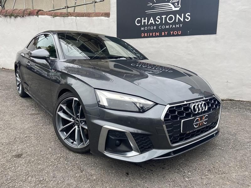 Used Audi A5 S-Line 150 HP (110 kW) 2022 Grey Coupe