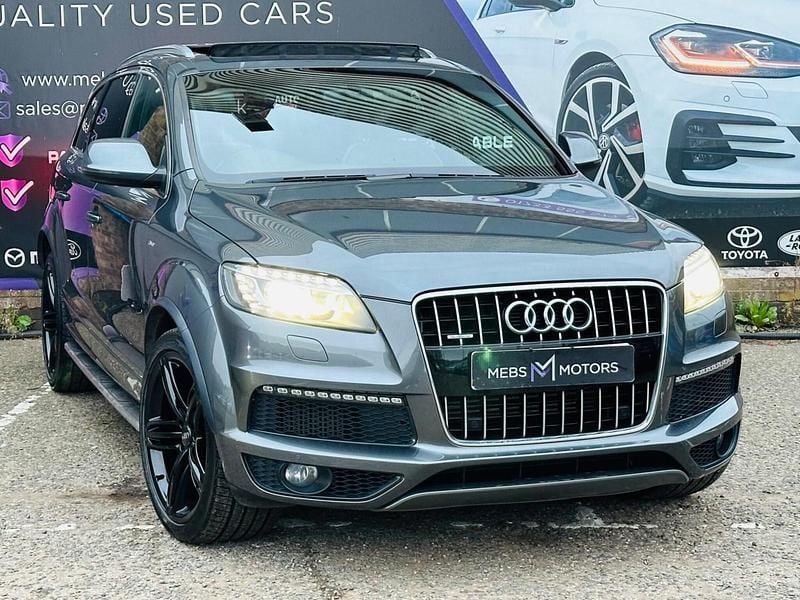 Grey Used 2014 Audi Q7 S-line plus SUV | £14,400 (Fair price) - Image 1/3
