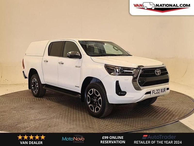 White Used 2022 Toyota HiLux Pickup | £24,290 (Super price) - Image 1/3