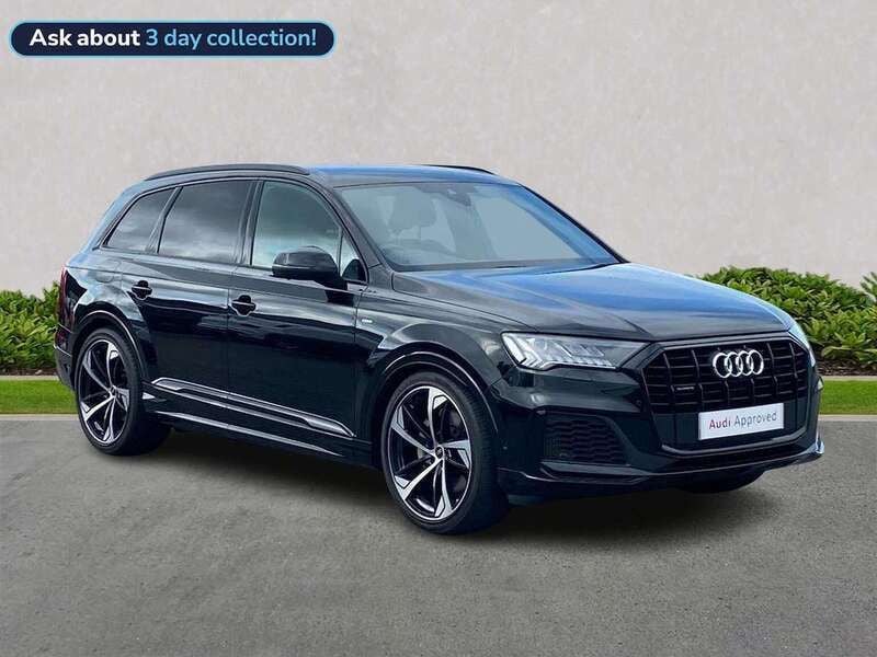 Black Used 2022 Audi Q7 Black Edition SUV | £42,148 (Good price) - Image 1/4
