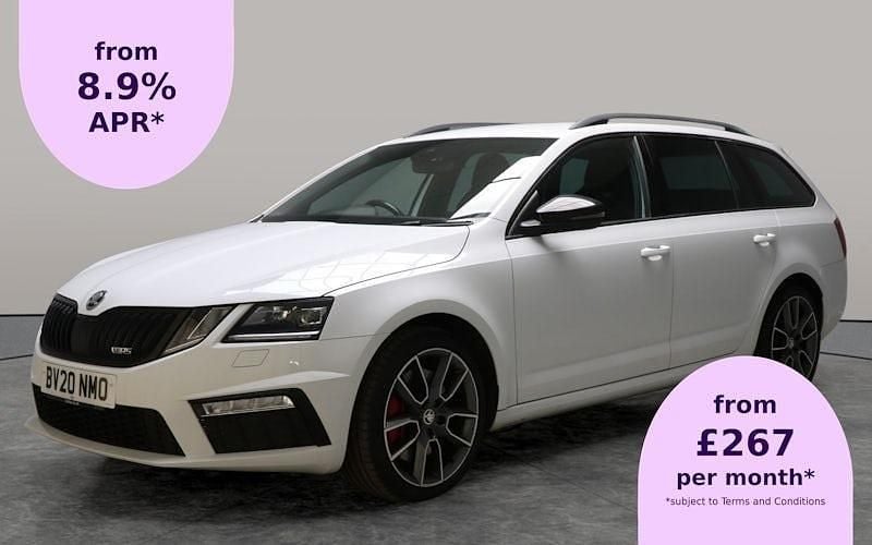 White Used 2020 Skoda Octavia vRS Estate | £16,925 (Good price) - Image 1/2