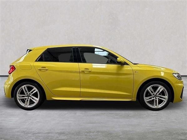 Used Audi A1 S-Line 95 HP (69 kW) 2021 Yellow Hatchback