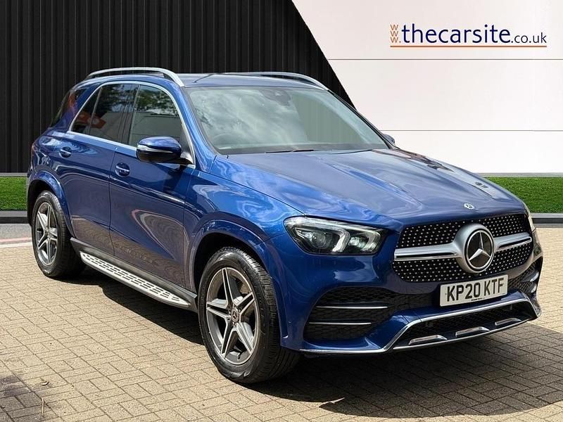 Used Mercedes GLE300 AMG line 2020 Blue Estate