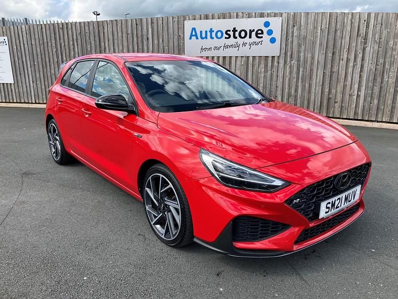 Red Used 2021 Hyundai i30 N Line Hatchback | £14,750 (Fair price) - Image 1/4