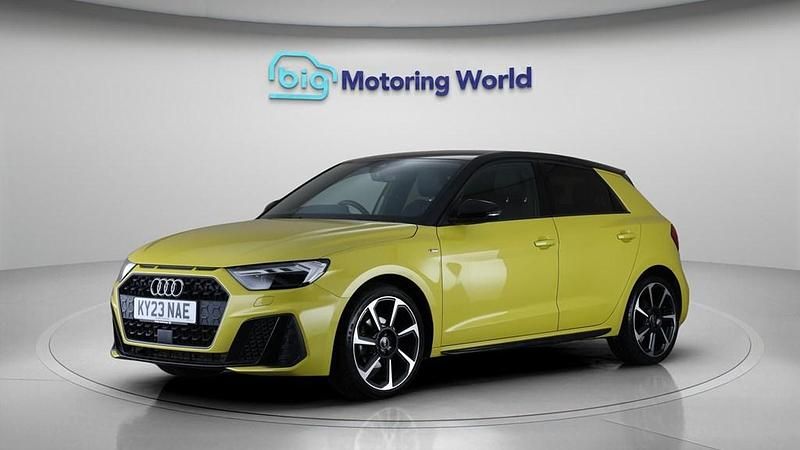Used Audi A1 Sportback Black Edition 150 HP (110 kW) 2023 Yellow Hatchback