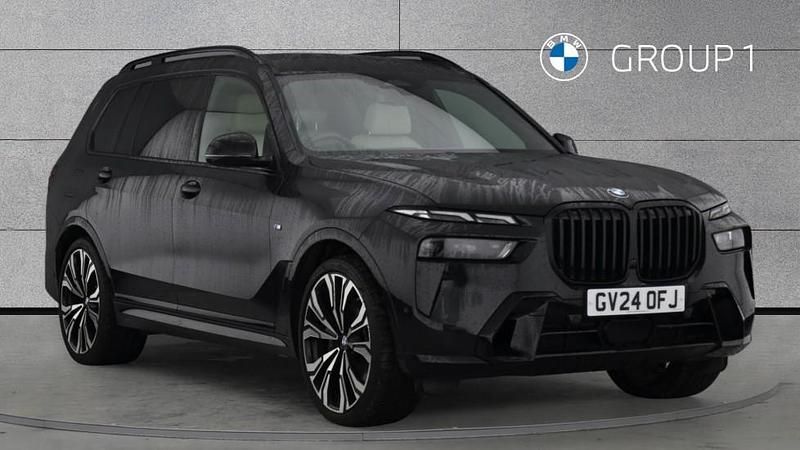 Black Used 2024 BMW X7 M Sport SUV | £71,990 (Good price) - Image 1/4