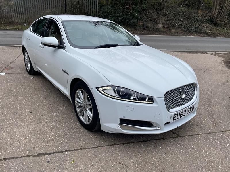 Used Jaguar XF Luxury 2013 White Sedan