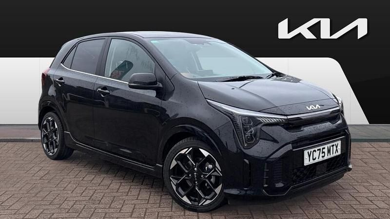 New Kia Picanto GT-Line S 69 HP (50 kW) 2025 Black Hatchback