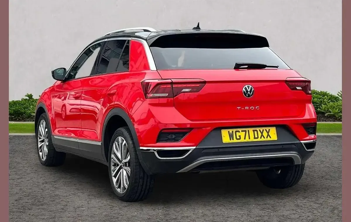 Used VW T-Roc SEL 150 HP (110 kW) 2021 Red SUV