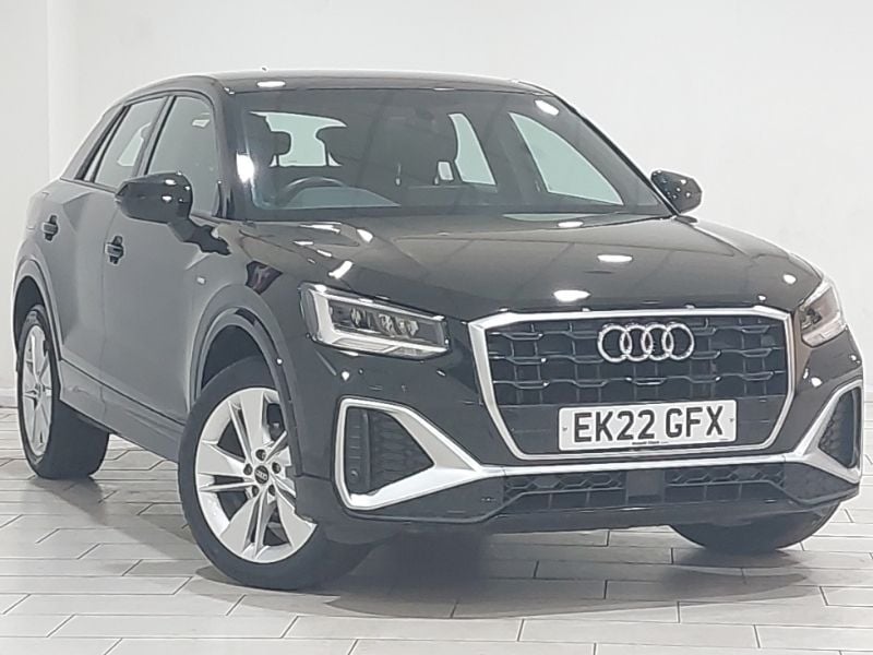 Black Used 2022 Audi Q2 S-Line SUV | £22,498 (Fair price) - Image 1/4