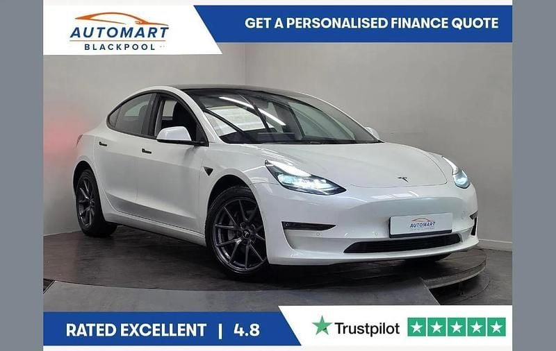Used Tesla Model 3 Long Range AWD 366 kW (498 HP) 2022 White Sedan