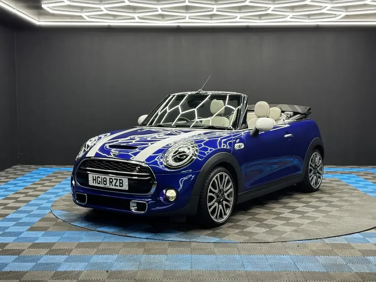 Used Mini Cooper S Cabriolet 2018 Blue Cabriolet