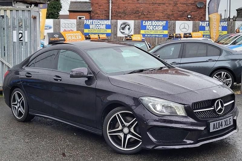 Used Mercedes CLA220 AMG 170 HP (125 kW) 2014 Purple Sedan