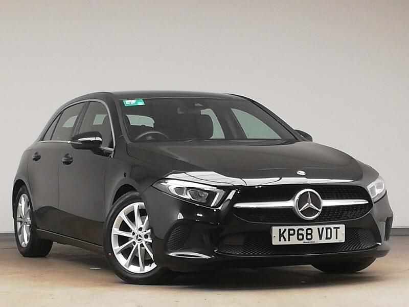 Black Used 2018 Mercedes A180 Hatchback | £13,698 (Fair price) - Image 1/4