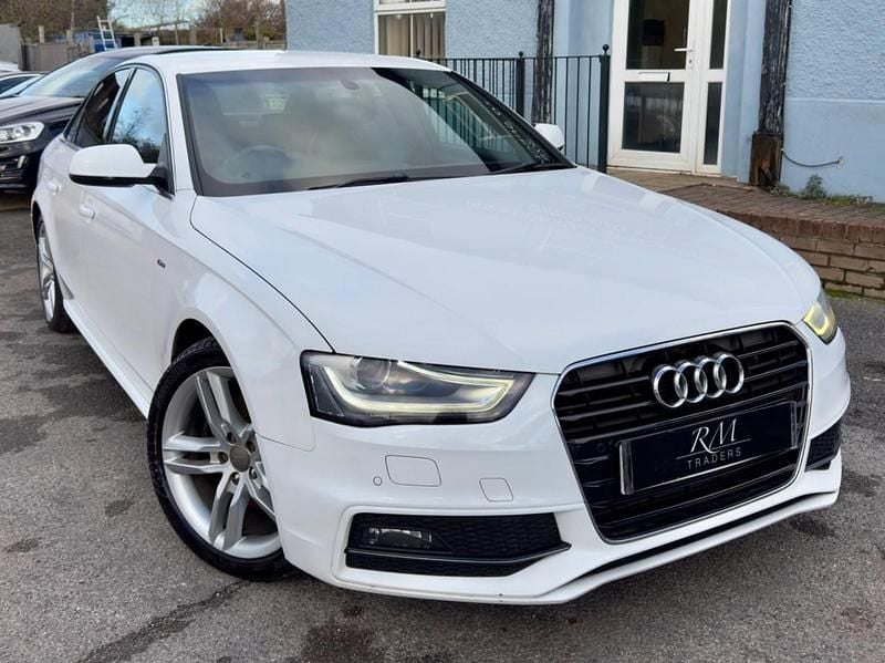 White Used 2013 Audi A4 S-Line Sedan | £4,495 (Fair price) - Image 1/4