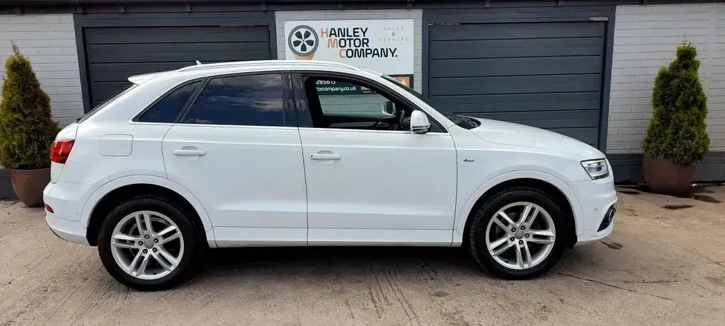 Used Audi Q3 S-Line 177 HP (130 kW) 2014 White SUV