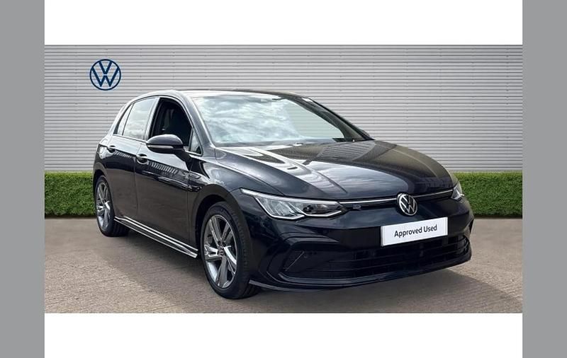 Used VW Golf VIII R-line 150 HP (110 kW) 2022 Black Hatchback