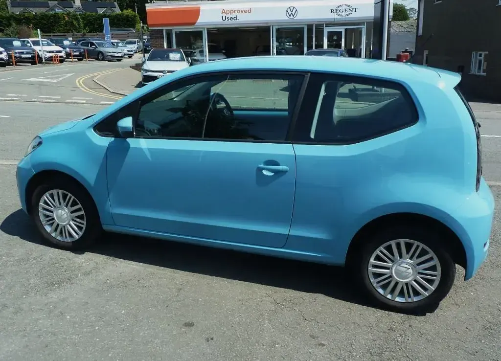 Used VW up! 65 HP (47 kW) 2022 Blue Hatchback