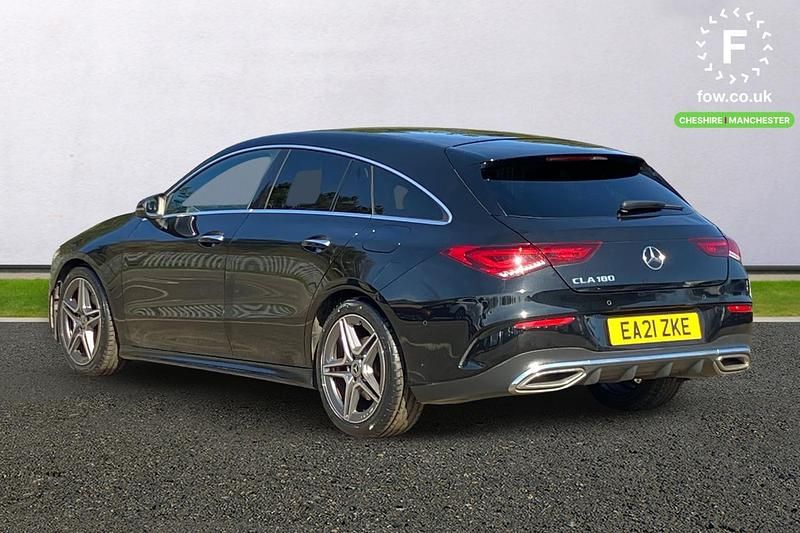 Used Mercedes CLA180 AMG Line Premium 136 HP (100 kW) 2021 Black Sedan