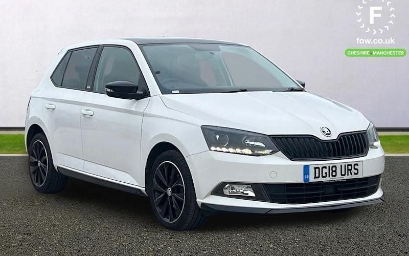 Used Skoda Fabia Monte Carlo 95 HP (69 kW) 2018 White Hatchback