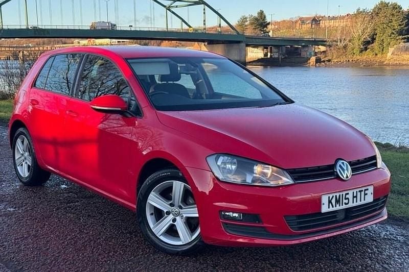 Red Used 2015 VW Golf VII Match Hatchback | £4,999 (Fair price) - Image 1/1