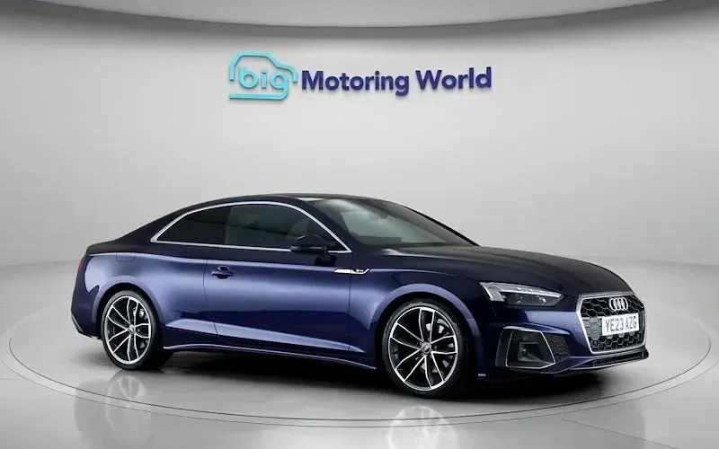 Used Audi A5 S-Line 150 HP (110 kW) 2023 Blue Coupe