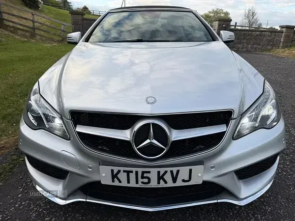 Używany Mercedes E350 AMG Line Premium 260 KM (191 kW) 2015 Srebrny Kabriolet